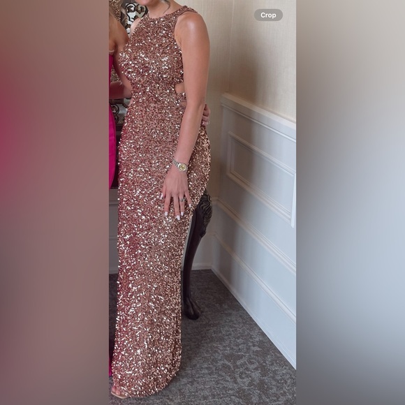 Liv foster evening gown bronze color - Picture 6 of 7